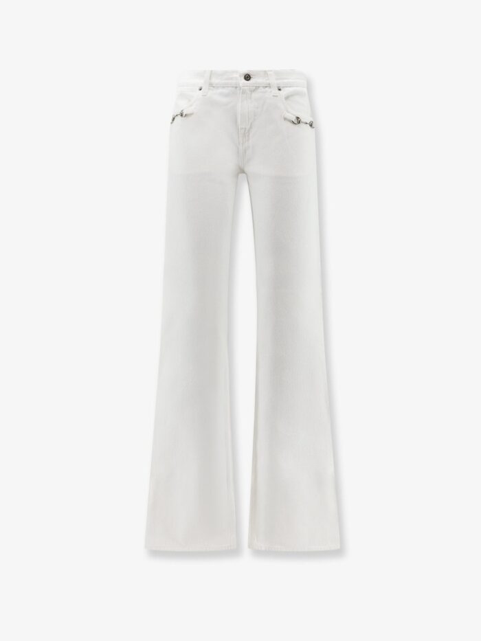 gucci cotton denim trousers with hook Gucci Cotton Denim Trousers With Hook