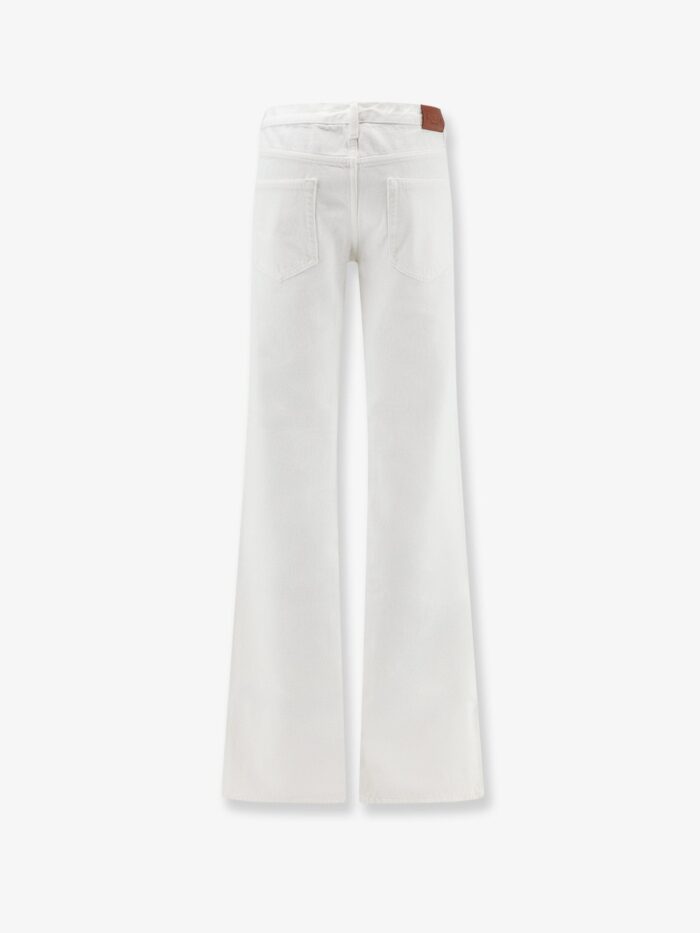 Gucci Cotton Denim Trousers With Hook
