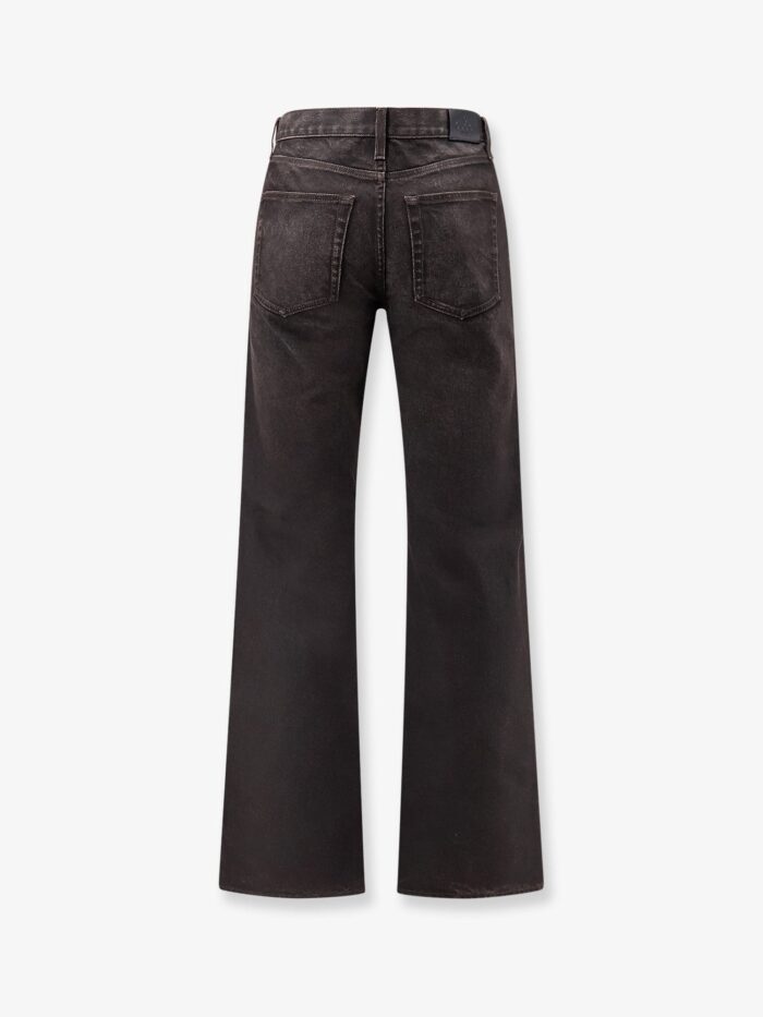 Gucci Cotton Denim Trousers With Horsebit Detail
