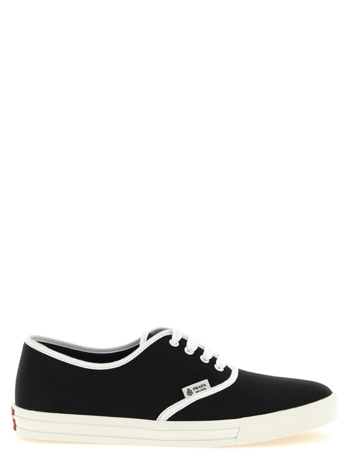 prada cotton drill sneakers PRADA Cotton Drill Sneakers