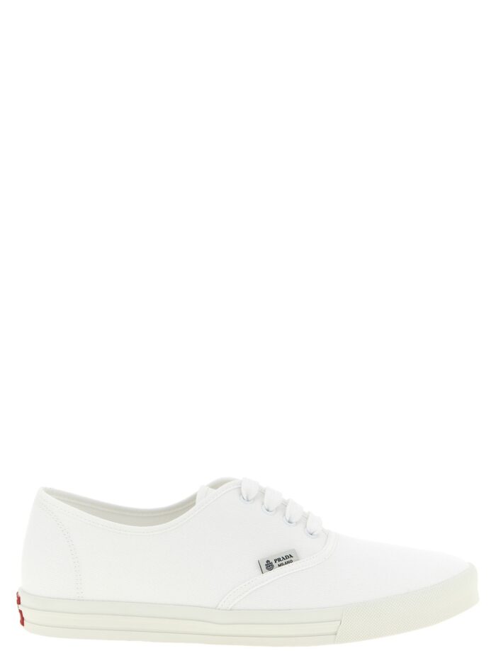 prada cotton drill sneakers PRADA Cotton Drill Sneakers