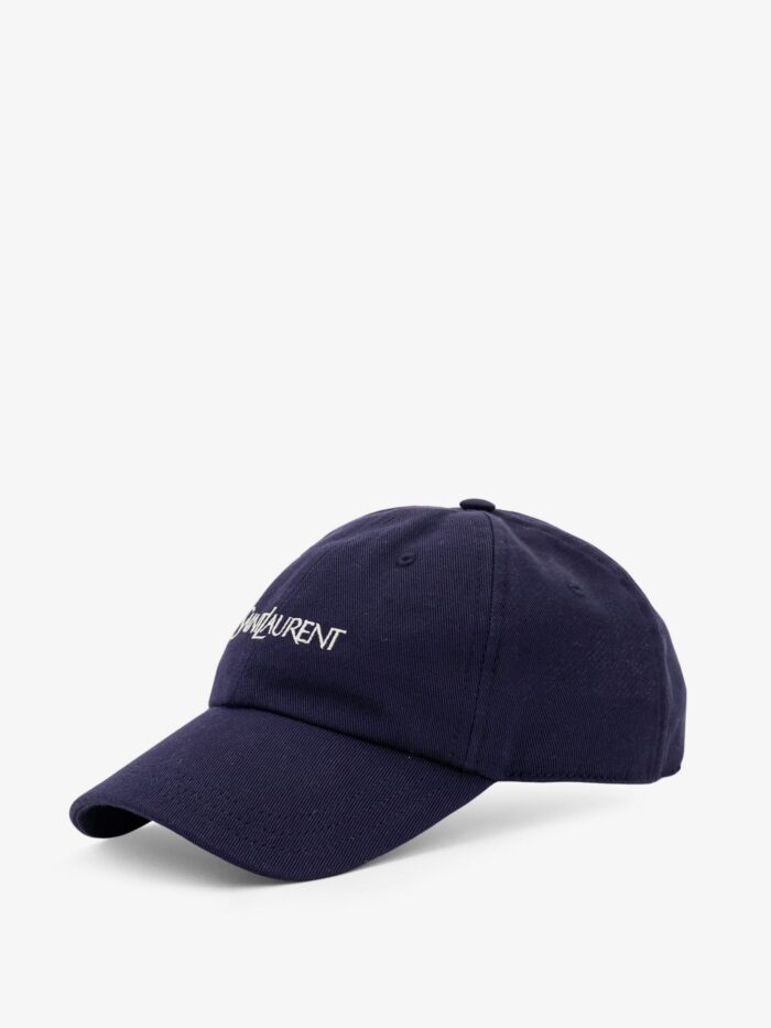 Saint Laurent Cotton Hat With Embroidered Logo