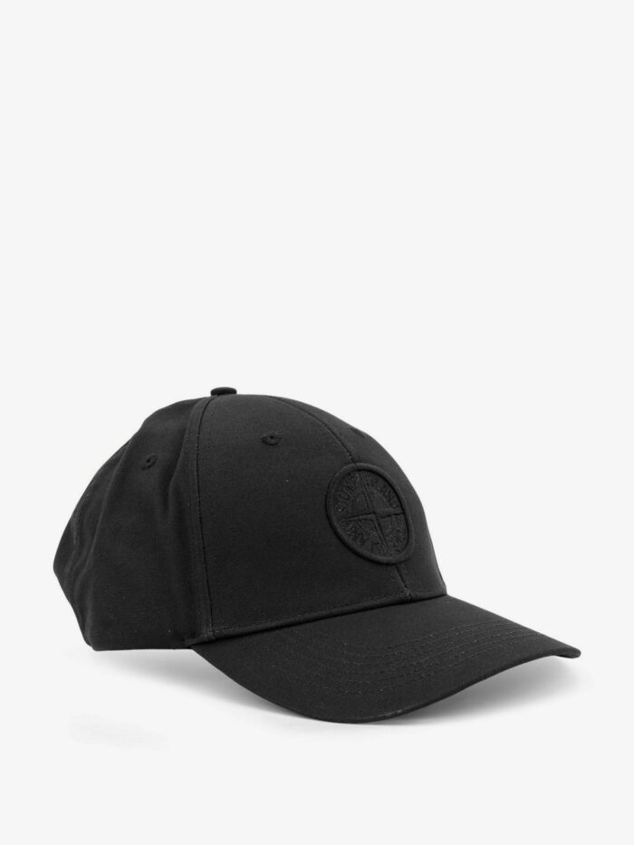 Stone Island Cotton Hat With Logo On The Front