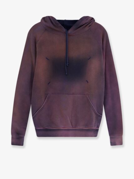 Maison Margiela Cotton Hoodie With Washed-out Effect