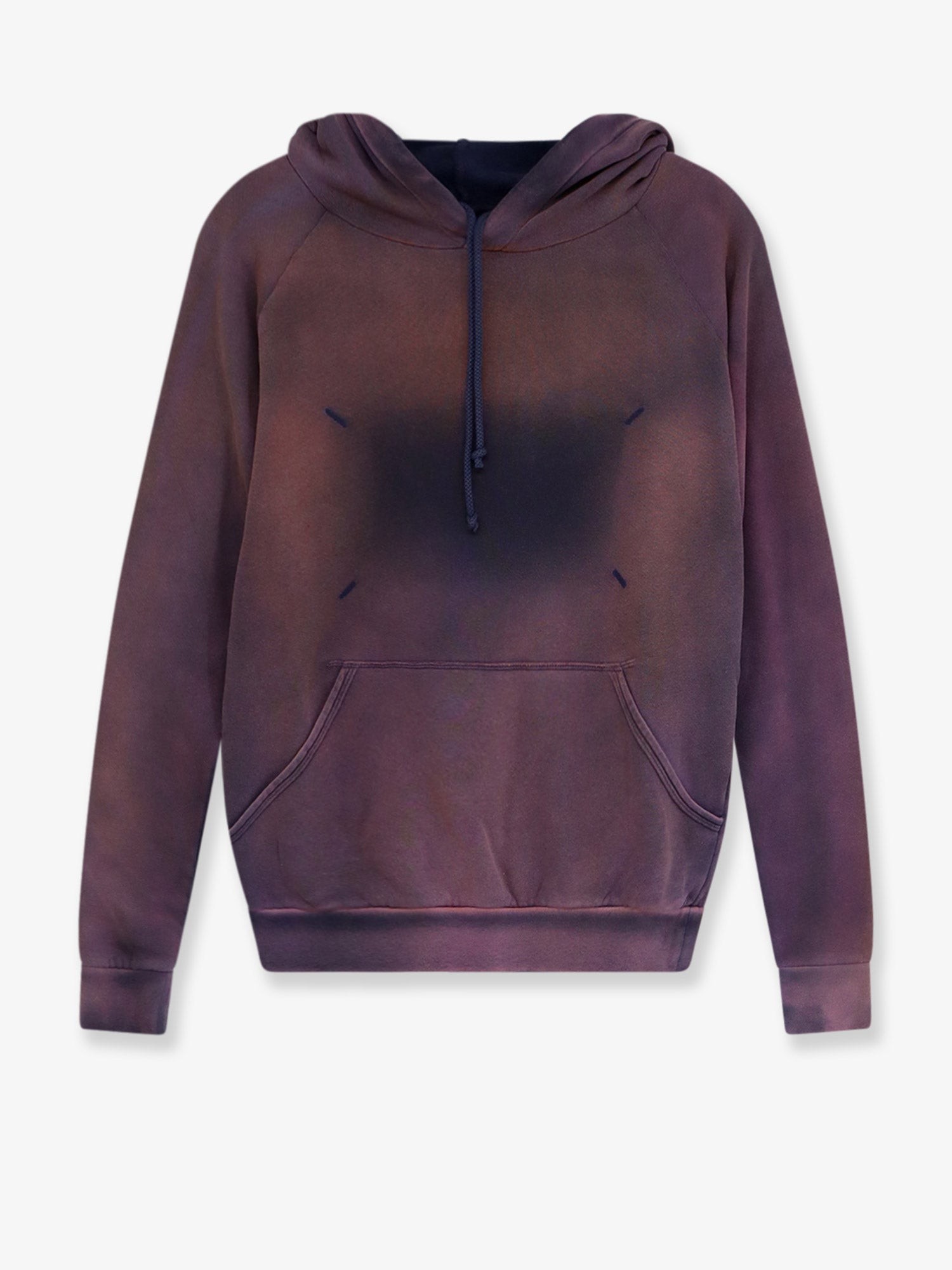 Maison Margiela Cotton Hoodie With Washed-out Effect