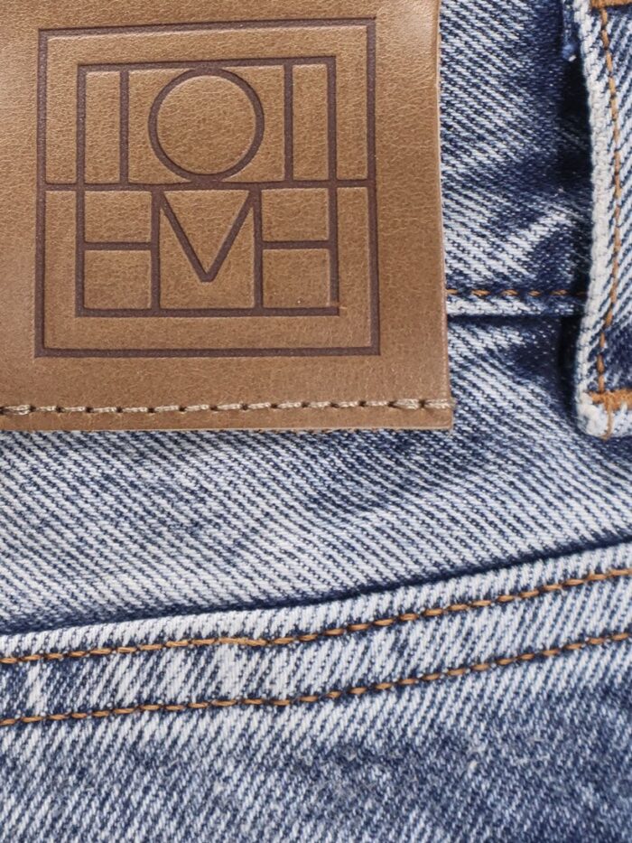 Toteme Cotton Jeans With Flared Bottom