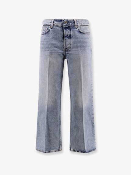 Toteme Cotton Jeans With Flared Bottom