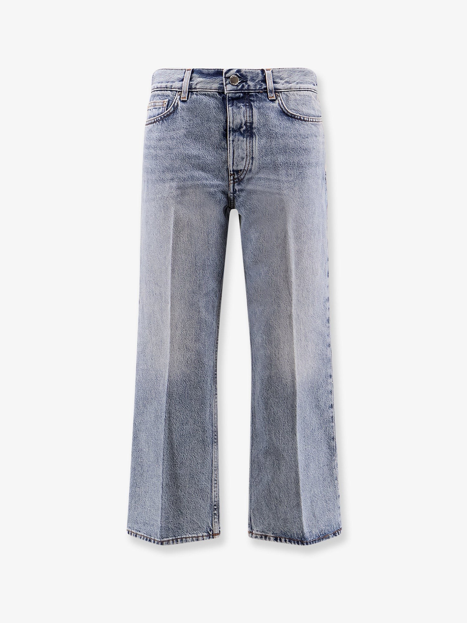 Toteme Cotton Jeans With Flared Bottom