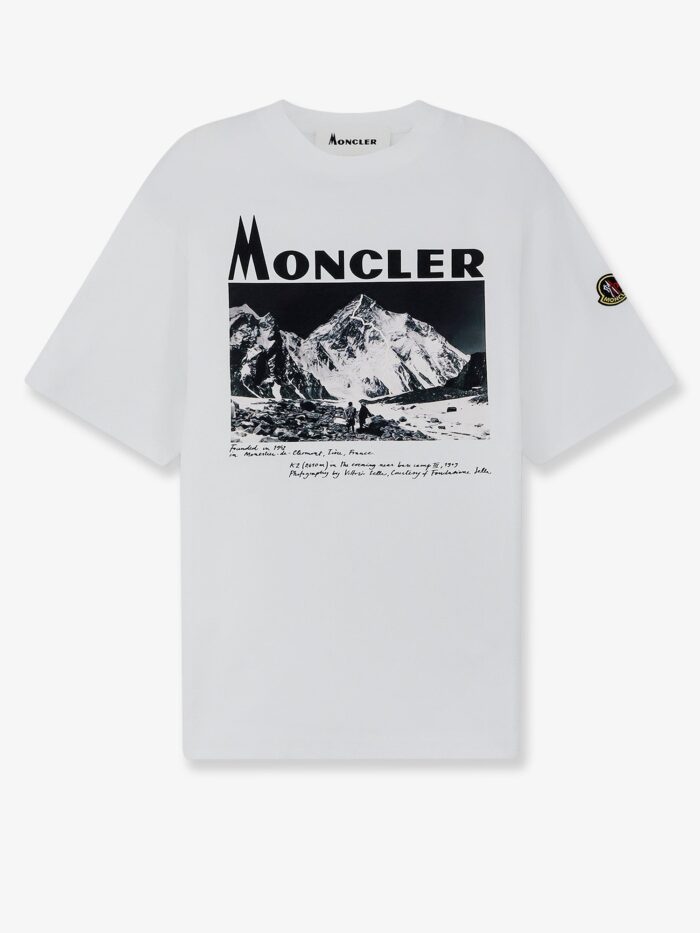 Moncler Cotton Jersey T-shirt With Print