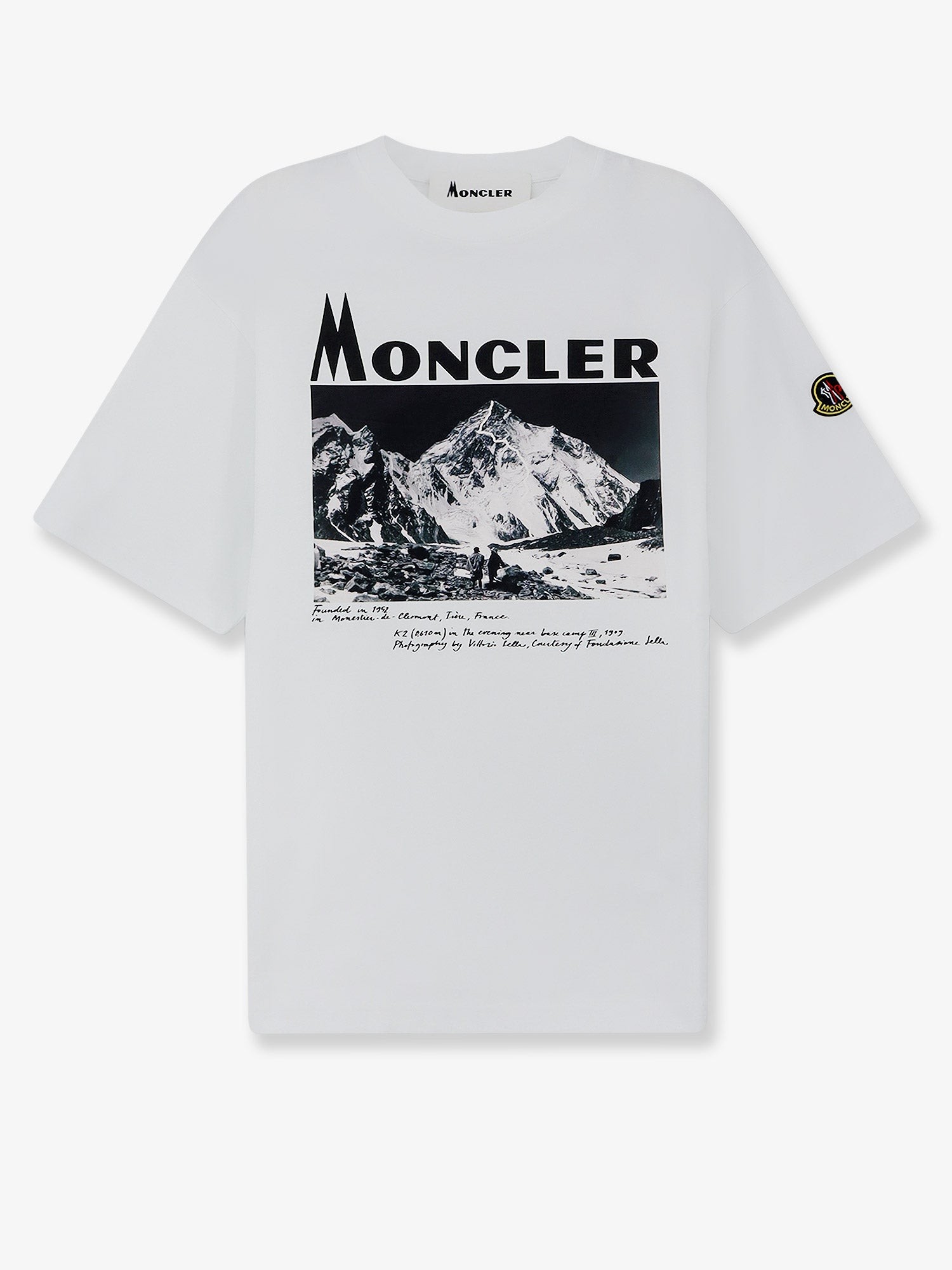 Moncler Cotton Jersey T-shirt With Print