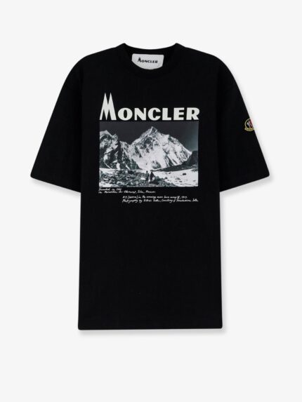 Moncler Cotton Jersey T-Shirt With Print