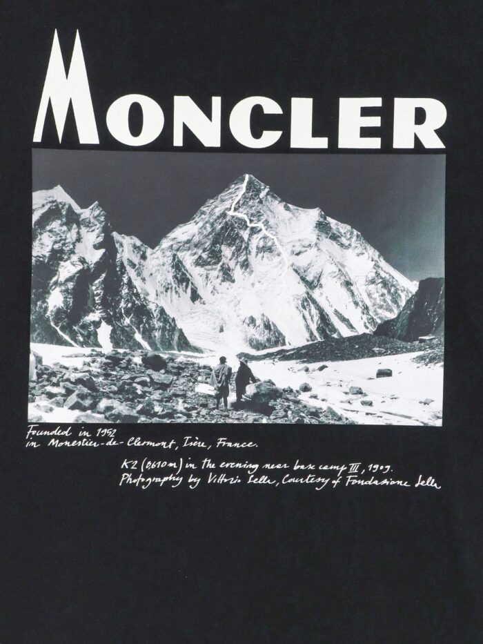 Moncler Cotton Jersey T-Shirt With Print