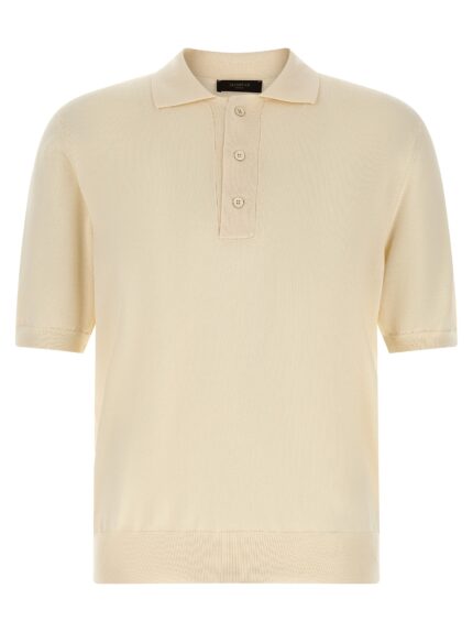 Zanone Cotton Knit Polo Shirt