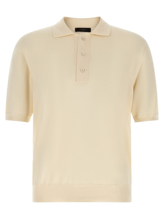 zanone cotton knit polo shirt Zanone Cotton Knit Polo Shirt