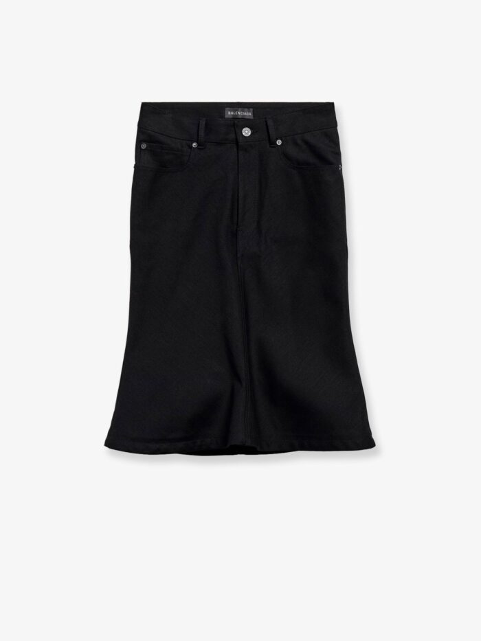 balenciaga cotton midi skirt Balenciaga Cotton Midi Skirt