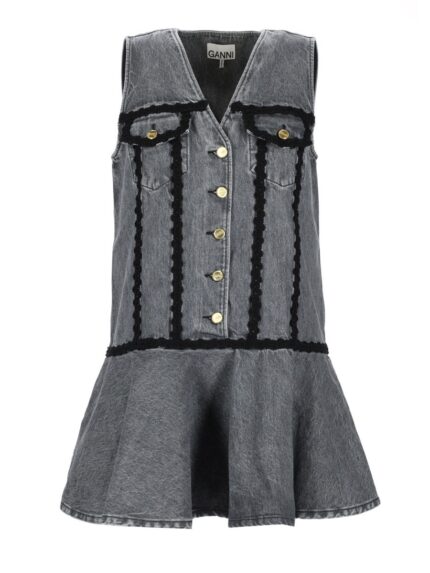 Ganni Cotton Mini Dress