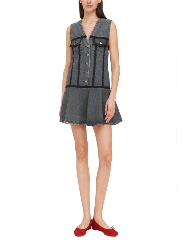 Ganni Cotton Mini Dress