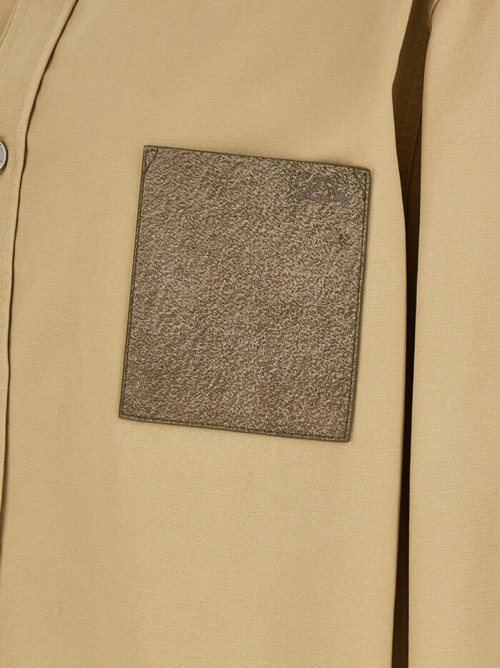 LOEWE Cotton Overshirt With Tschino