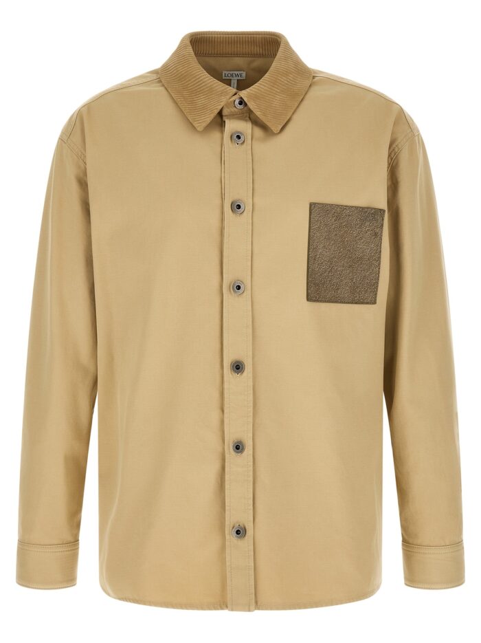 LOEWE Cotton Overshirt With Tschino