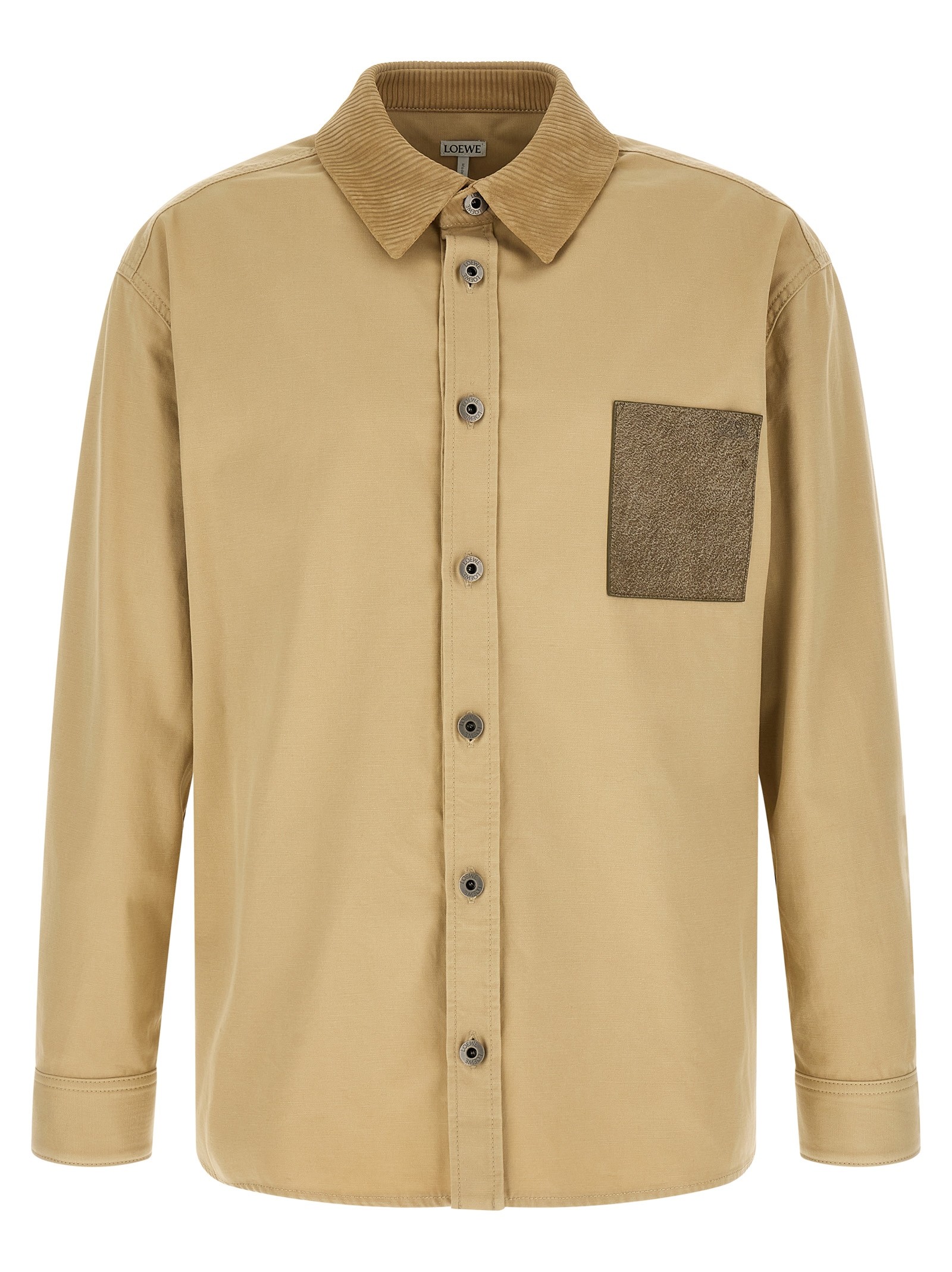 LOEWE Cotton Overshirt With Tschino