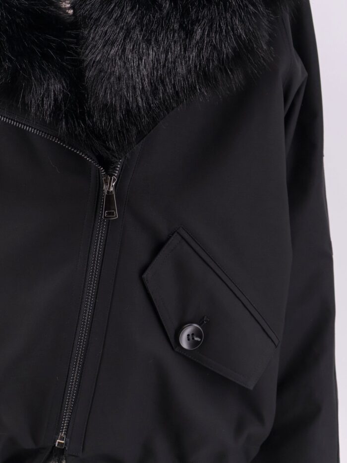 VALENTINI 1972 Cotton Parka With Faux Fur Lining