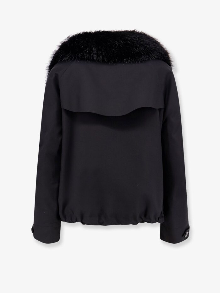 VALENTINI 1972 Cotton Parka With Faux Fur Lining