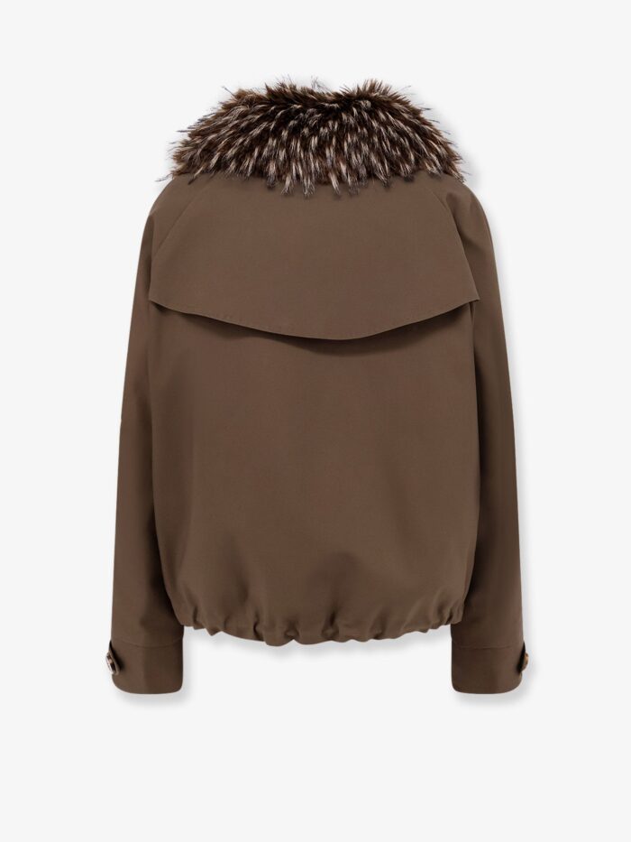 VALENTINI 1972 Cotton Parka With Faux Fur Lining