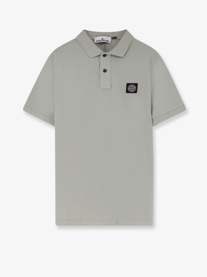 stone island cotton polo shirt Stone Island Cotton Polo Shirt