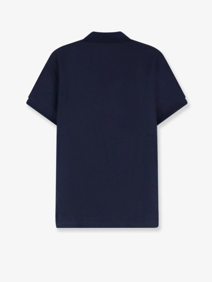 Burberry Cotton Polo Shirt With Embroidered Logo