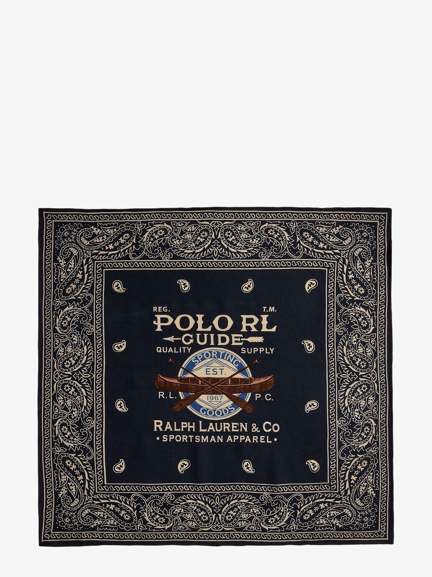 Polo Ralph Lauren Cotton Scarf With Paisley Print