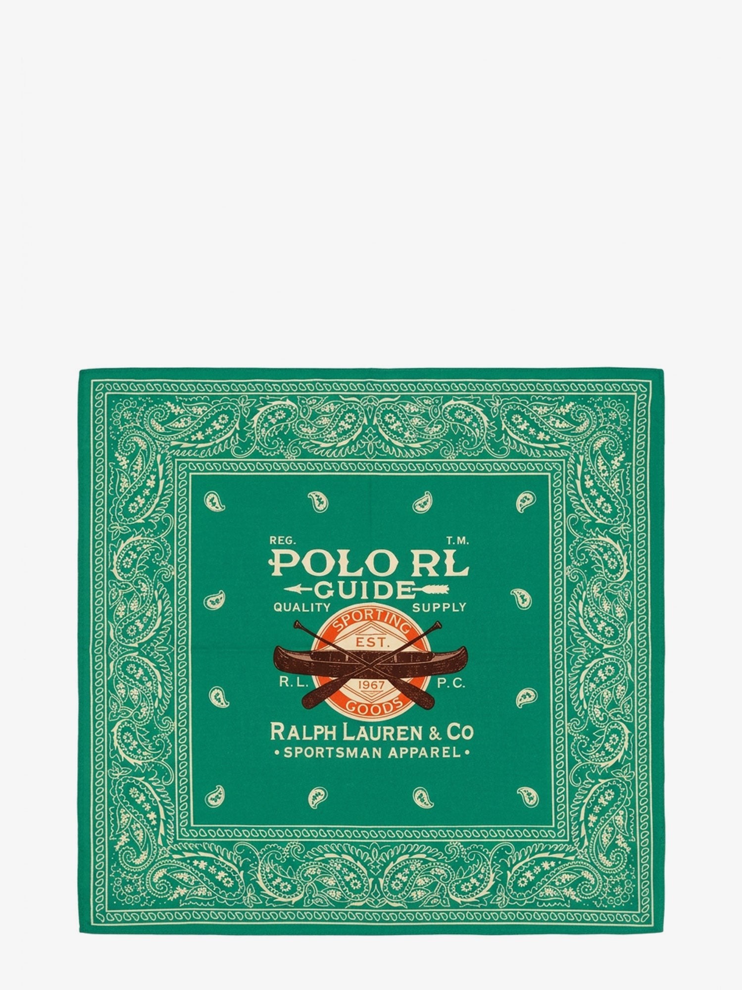 Polo Ralph Lauren Cotton Scarf With Paisley Print