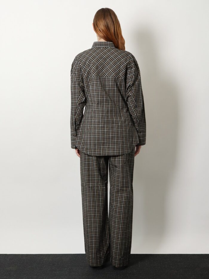 Rohe Cotton Shirt With Check Pattern