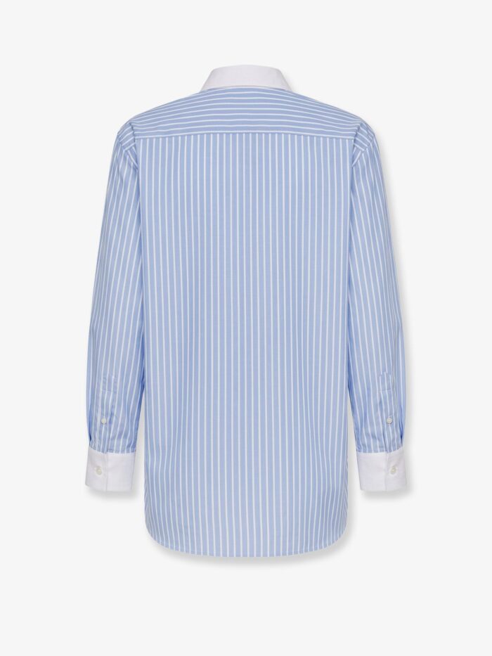 Cotton Shirt With Dior Embroidery