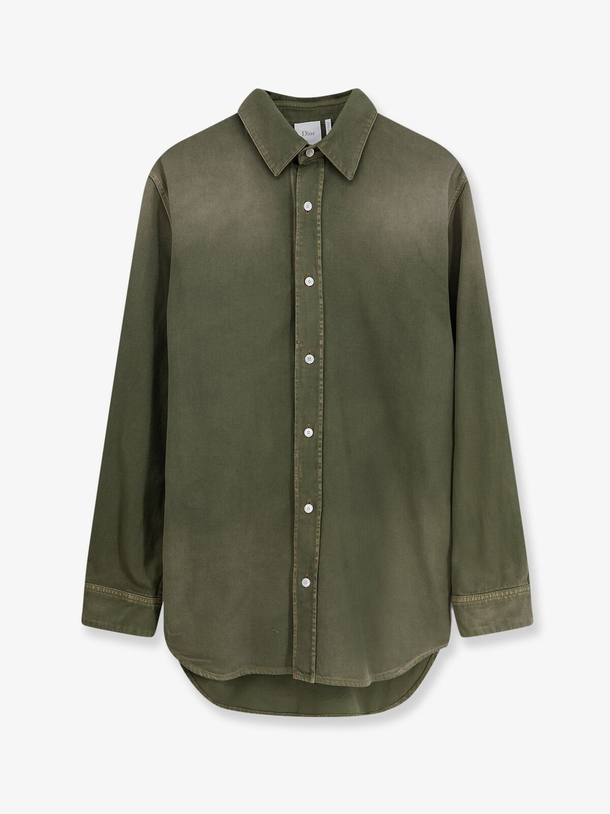 Cotton Shirt With Dior Patch