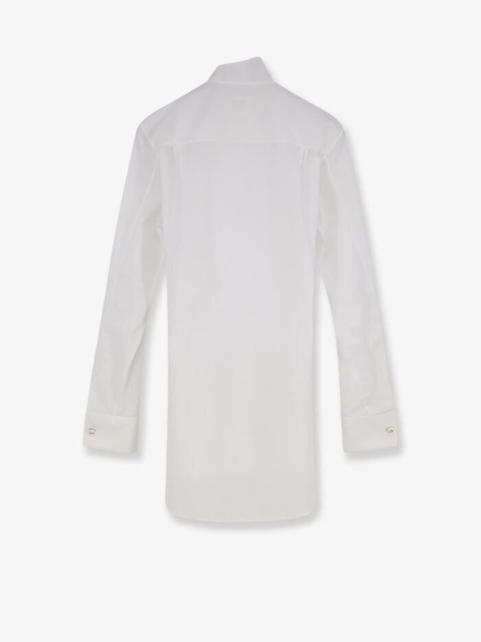 Dior Cotton Shirt With Metal Logo Detail