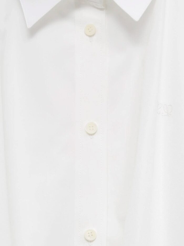 LOEWE Cotton Shirt With Ruffle