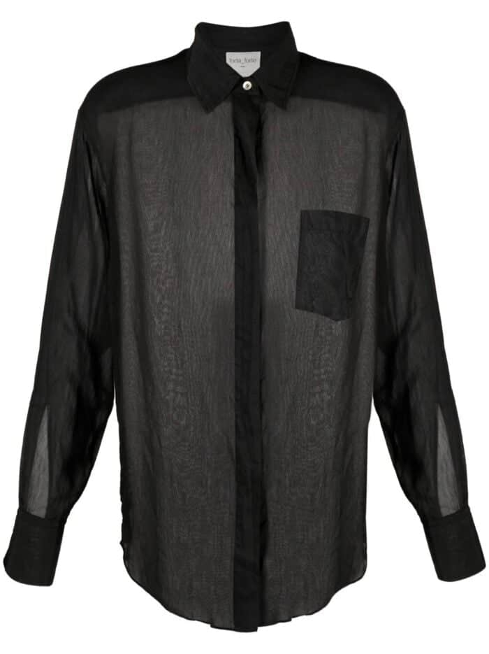 Cotton Silk Oversize Shirt