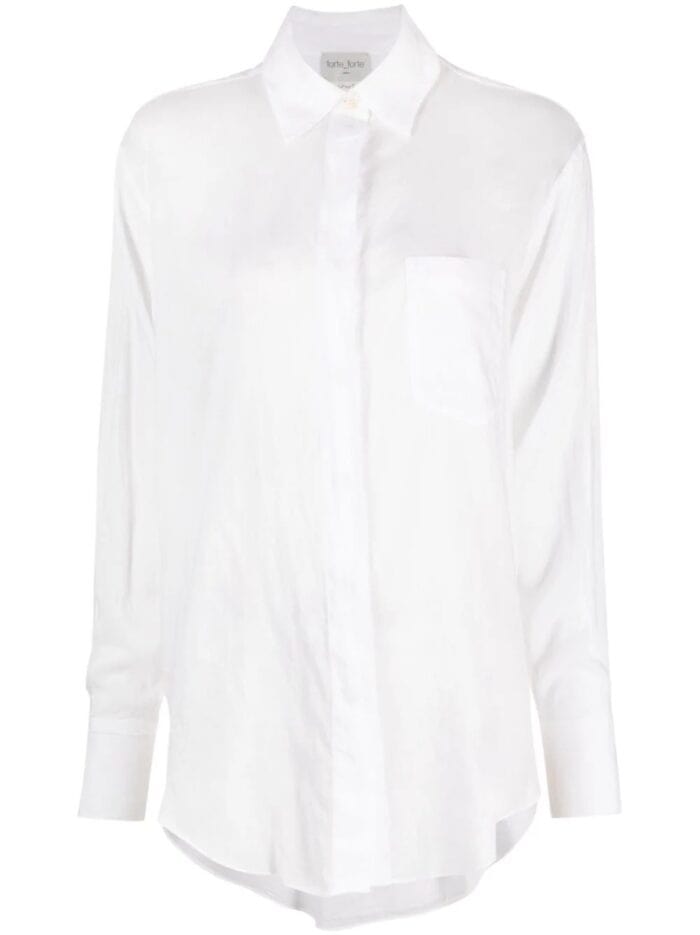 Cotton Silk Oversize Shirt