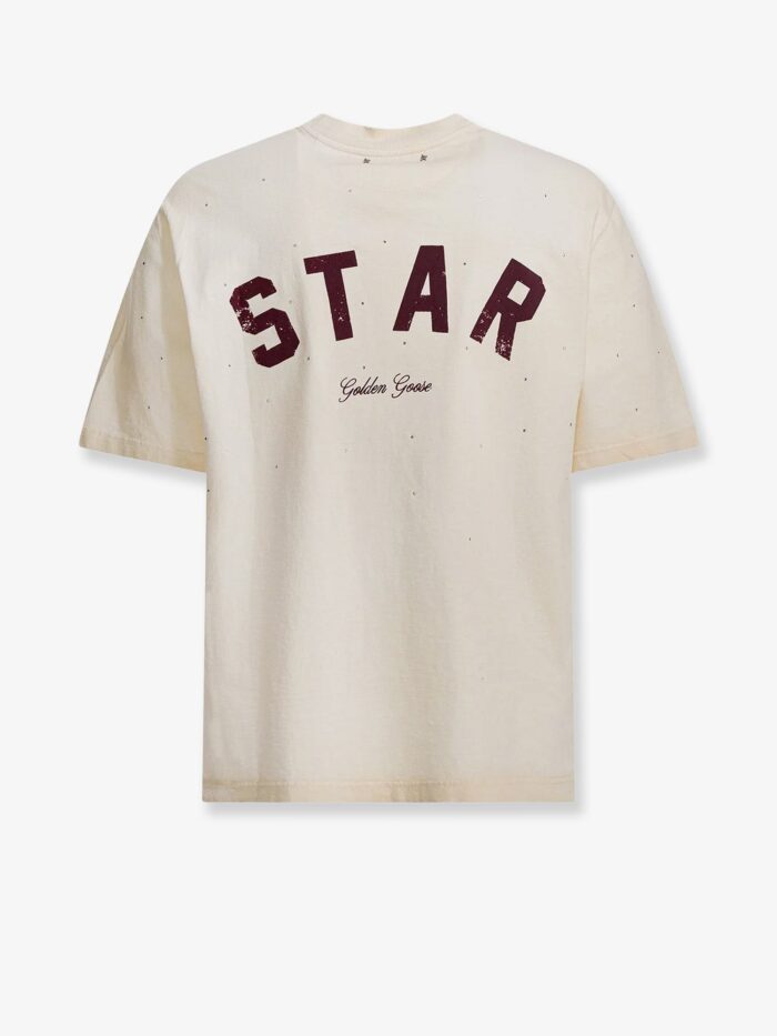 Golden Goose Deluxe Brand Cotton Star T-shirt With All-over Rhinestones