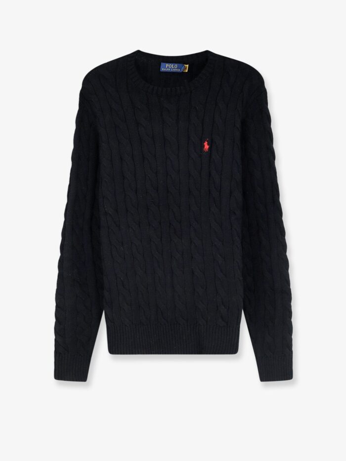 Polo Ralph Lauren Cotton Sweater With Braided Knit
