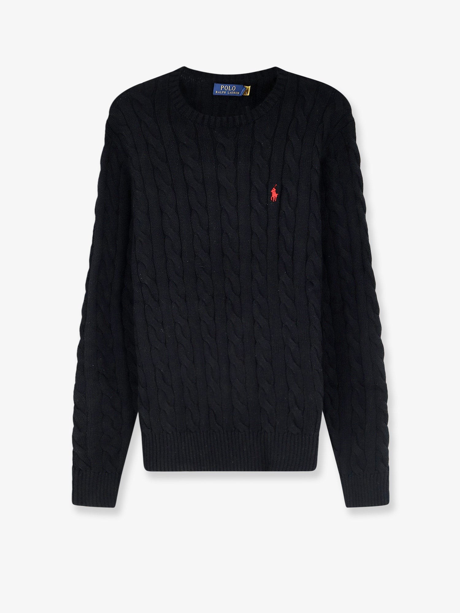 Polo Ralph Lauren Cotton Sweater With Braided Knit