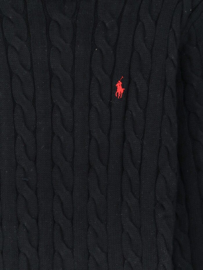 Polo Ralph Lauren Cotton Sweater With Braided Knit