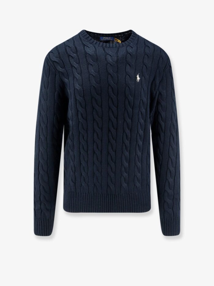 polo ralph lauren cotton sweater with cable knit Polo Ralph Lauren Cotton Sweater With Cable Knit