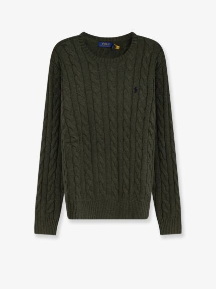 Polo Ralph Lauren Cotton Sweater With Embroidered Logo On The Front