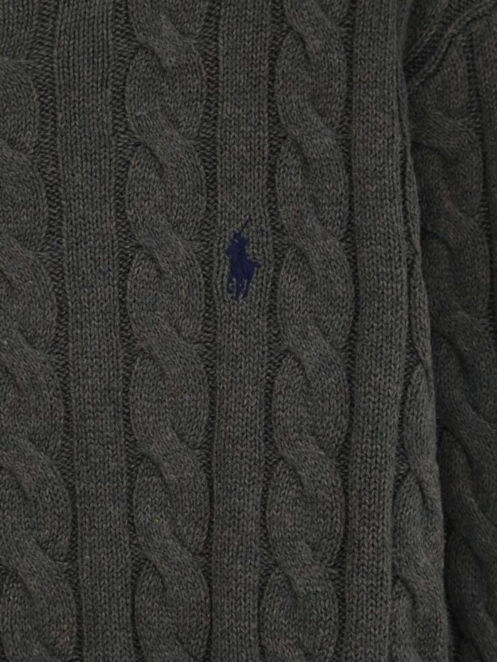 Polo Ralph Lauren Cotton Sweater With Embroidered Logo On The Front