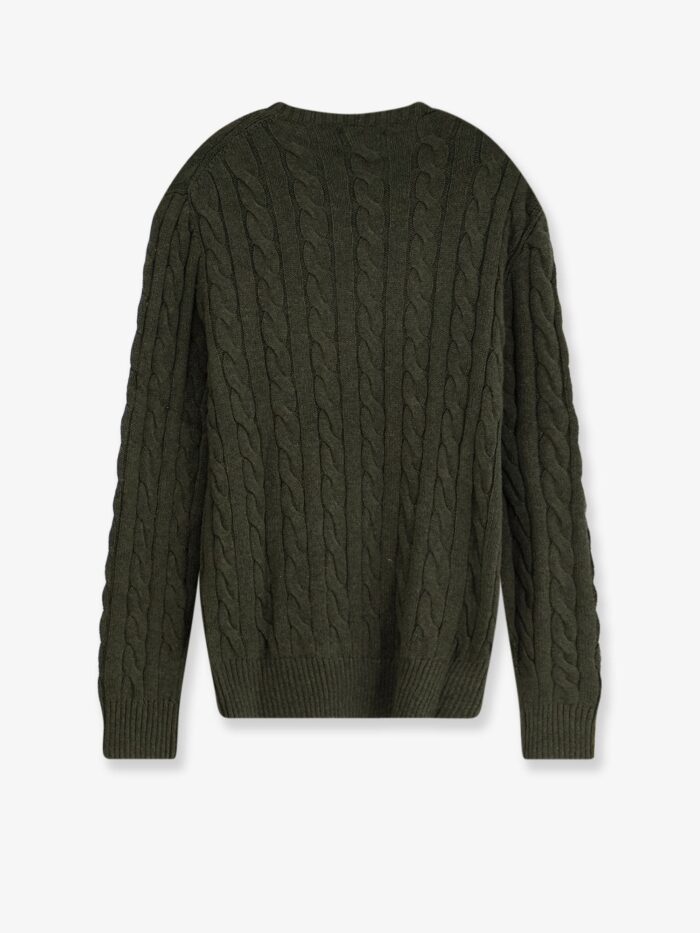 Polo Ralph Lauren Cotton Sweater With Embroidered Logo On The Front