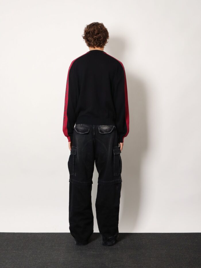 Balenciaga Cotton Sweater With Logo On The Front