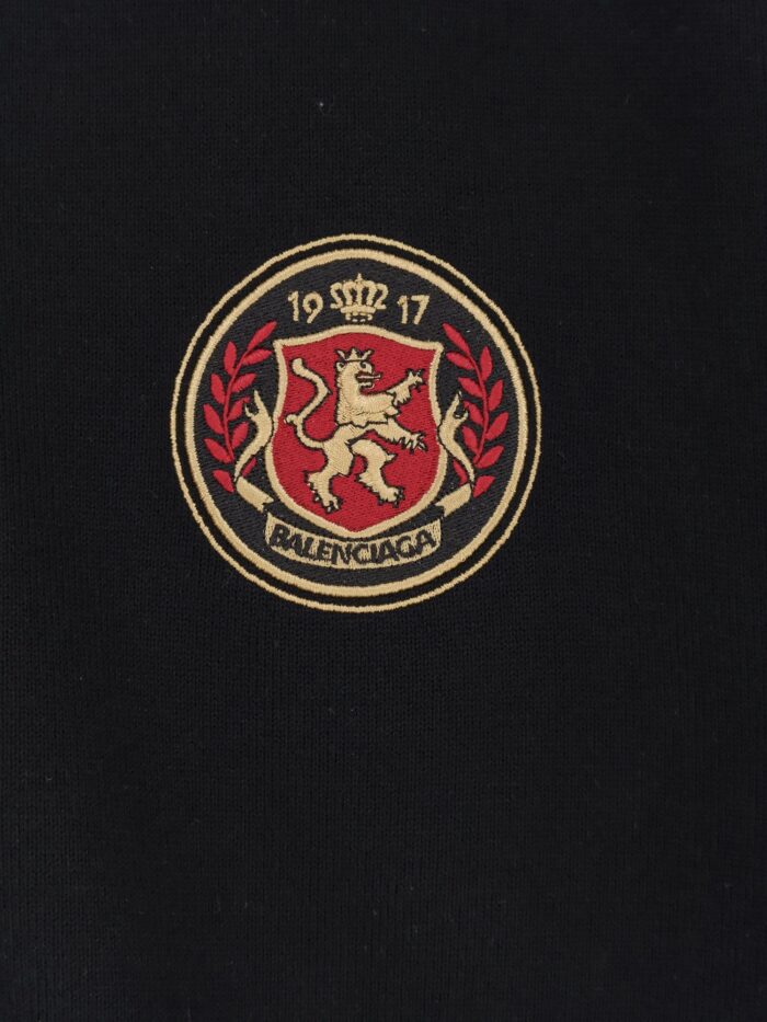 Balenciaga Cotton Sweater With Logo On The Front