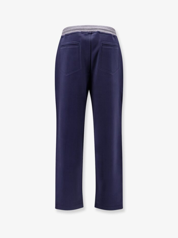 Brunello Cucinelli Cotton Sweatpants With Embroidery