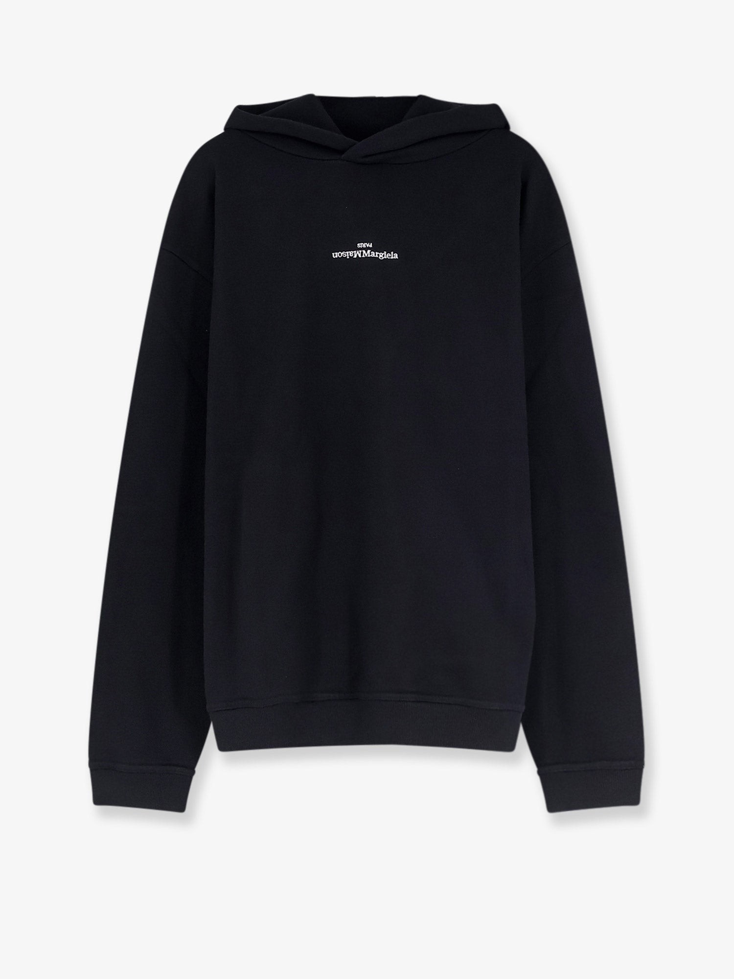 Maison Margiela Cotton Sweatshirt With Front Embroidered Logo